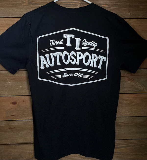 Black T-shirt with White Whiskey Logo